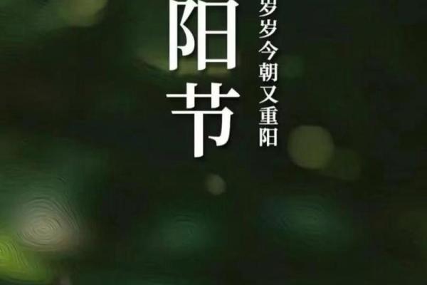 农历九月九的重阳节与天文节气的深刻联系