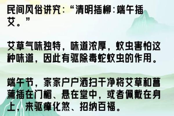 端午节的传统与现代：健康养生与文化传承