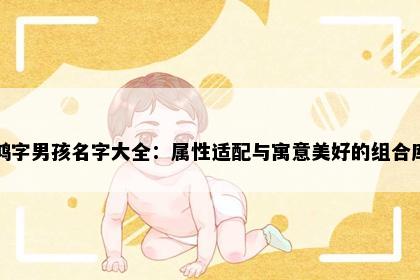 鸿字男孩名字大全：属性适配与寓意美好的组合库
