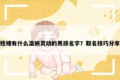 姓褚有什么温婉灵动的男孩名字？取名技巧分享