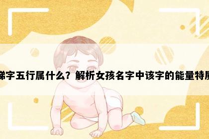 娣字五行属什么？解析女孩名字中该字的能量特质
