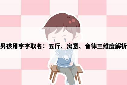 男孩用宇字取名：五行、寓意、音律三维度解析