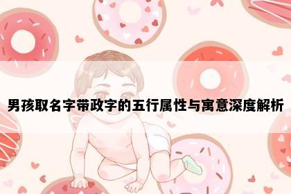 男孩取名字带政字的五行属性与寓意深度解析