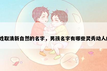 田姓取清新自然的名字，男孩名字有哪些灵秀动人的？